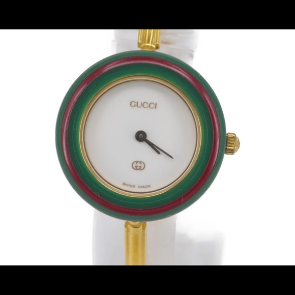 Gucci 14 k Gold Plated Swiss Quartz Collectors Vintage Set/Gold comes w/… - Picture 2 of 11